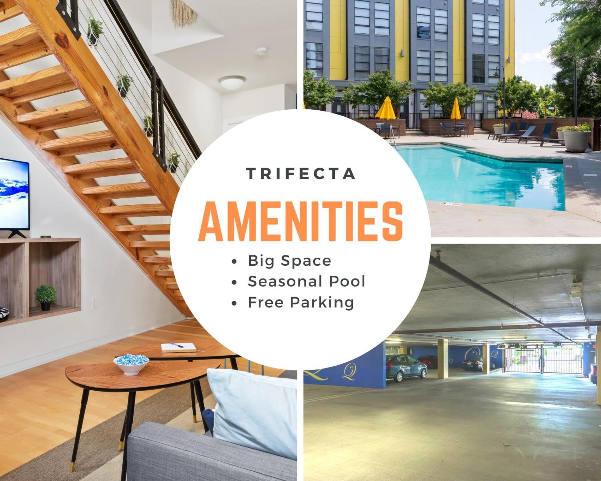 Trifecta Ace Location Pool & Gym Superhost Apartment Charlotte Luaran gambar